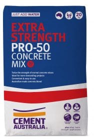Boral Extra Strength PRO-50 20kg Bag Concrete Mix