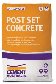 Boral Post Set Concrete 20kg Bag
